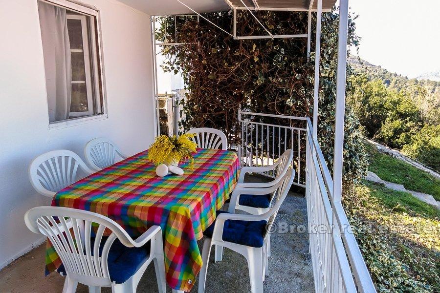 Ostrov Vis - 2 patrový dům s výhledem na moře