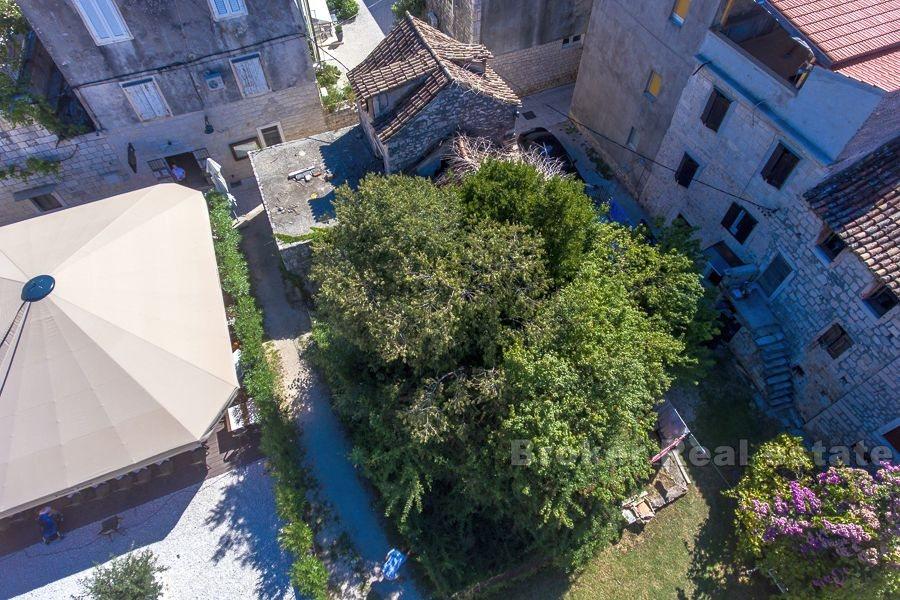 Trogir, steinhus i gamle sentrum, for totalrenovering