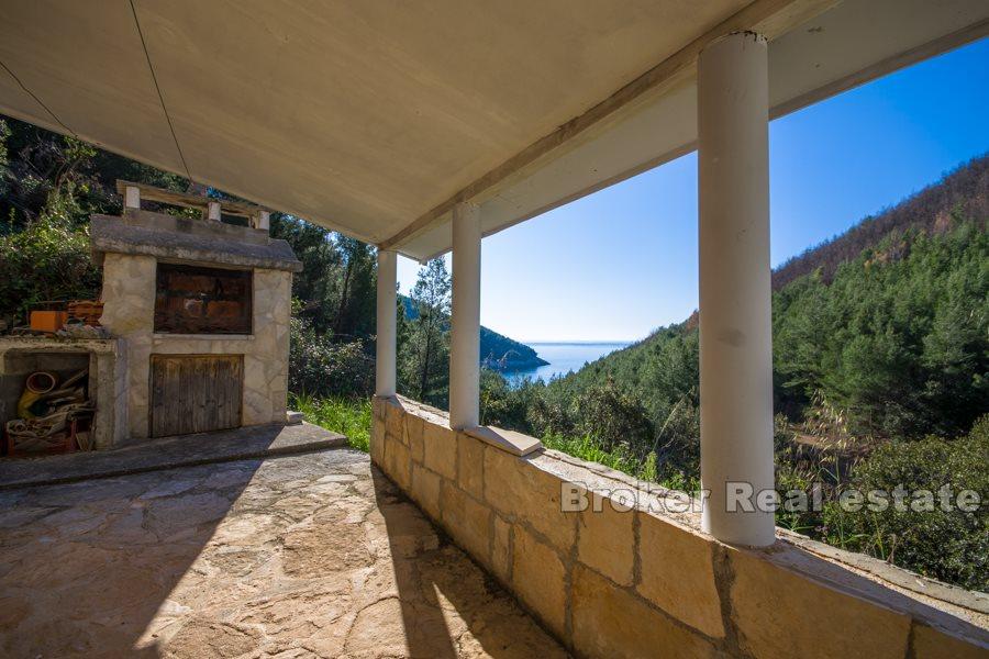 Øya Korcula - Tre bygg med utsikt i naturmiljø