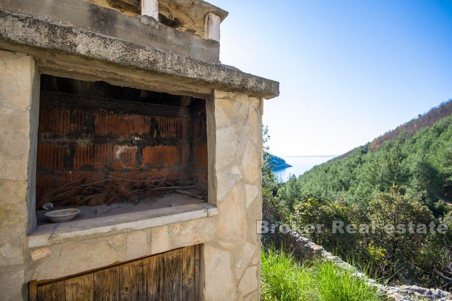 Øya Korcula - Tre bygg med utsikt i naturmiljø