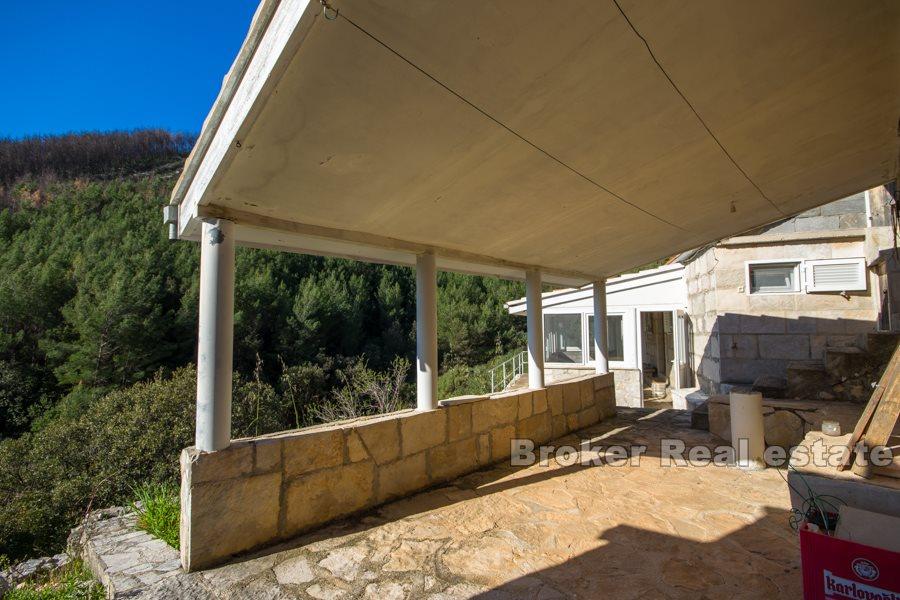 Øya Korcula - Tre bygg med utsikt i naturmiljø