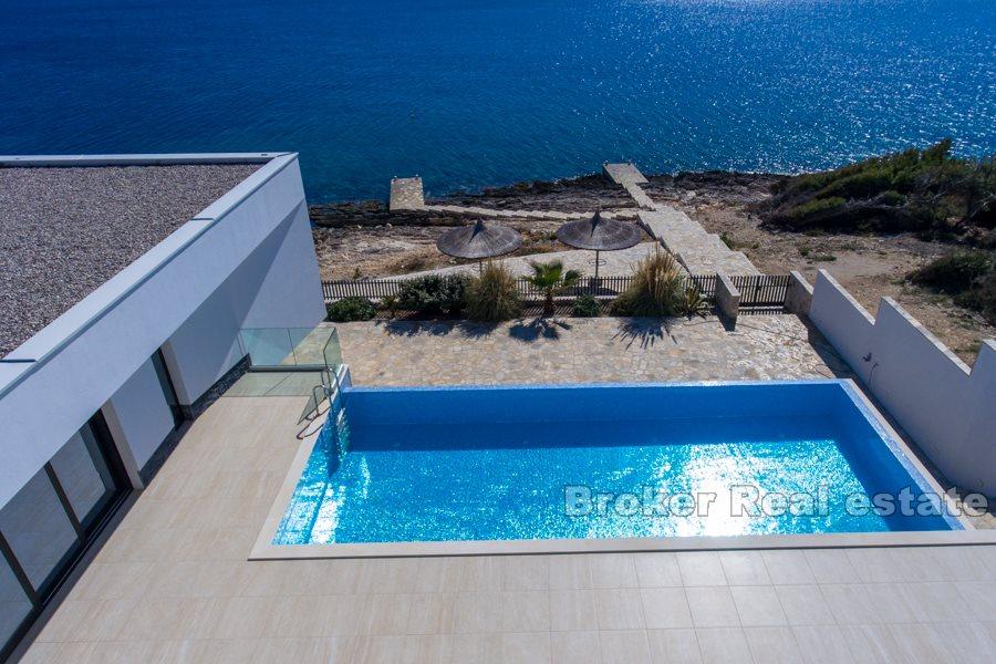 Island of Korcula, newly built modern and luxurious villa by the sea