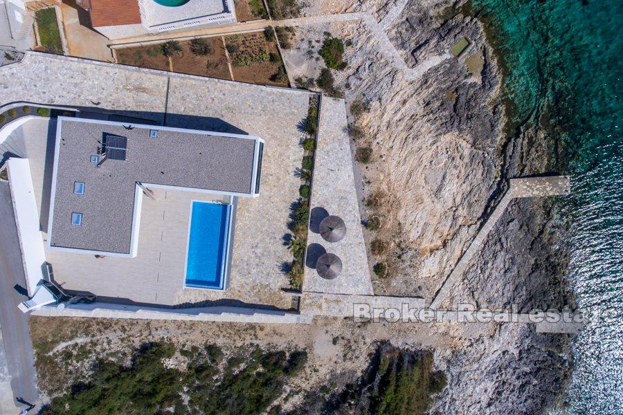 Island of Korcula, newly built modern and luxurious villa by the sea