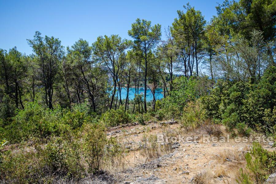 Ostrov Korčula, stavební pozemek s výhledem na moře