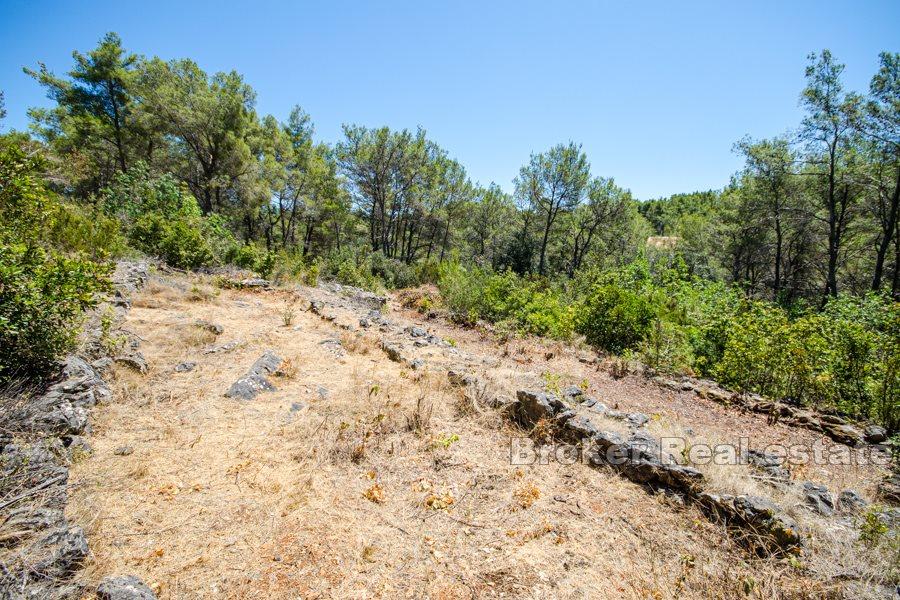 Ostrov Korčula, stavební pozemek s výhledem na moře