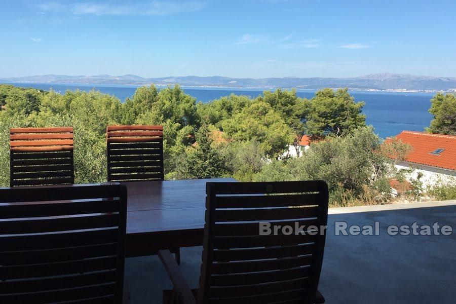 île de Brac, maison avec vue sur la mer