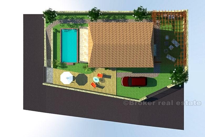 island Ugljan. Stone villa