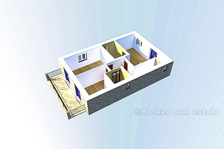 island Ugljan. Stone villa