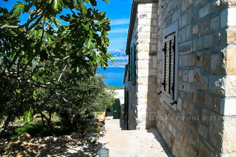 Остров Брач. земля с домом