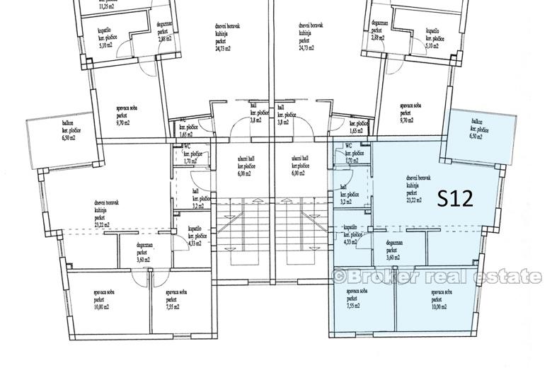wyspa Ciovo - apartamenty z dwiema sypialniami, nad morzem