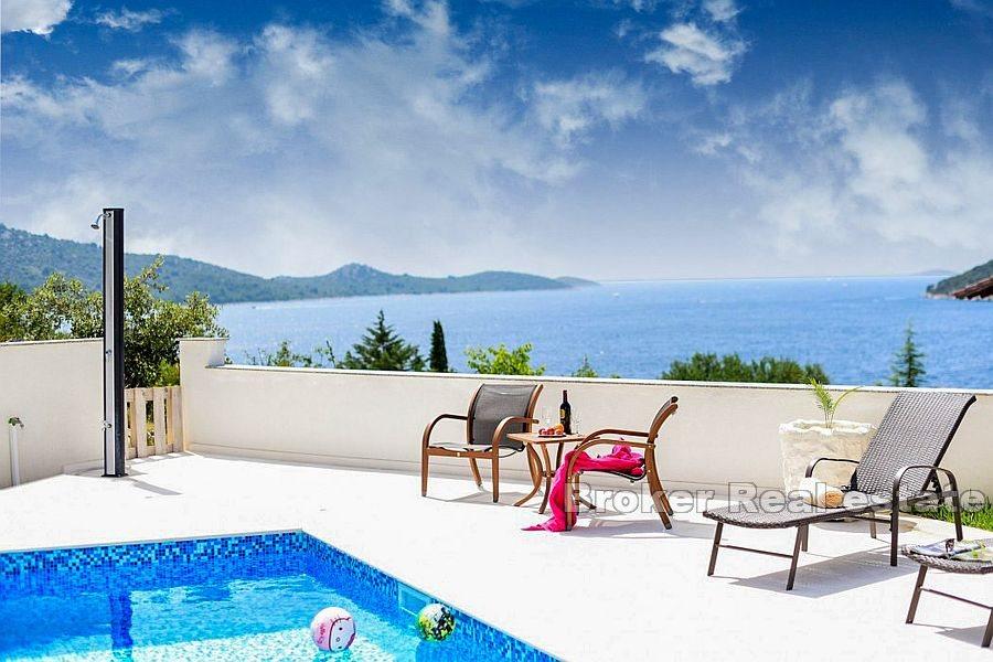 Rogoznica - Villa avec piscine et vue mer