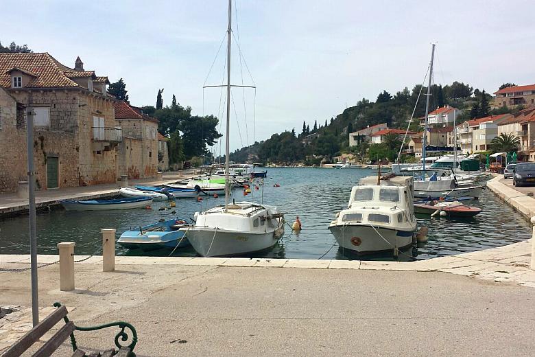 island of Brač. Project - building site