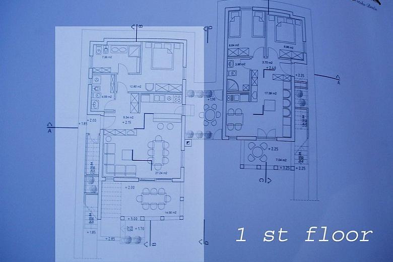 island of Brač. Project - building site