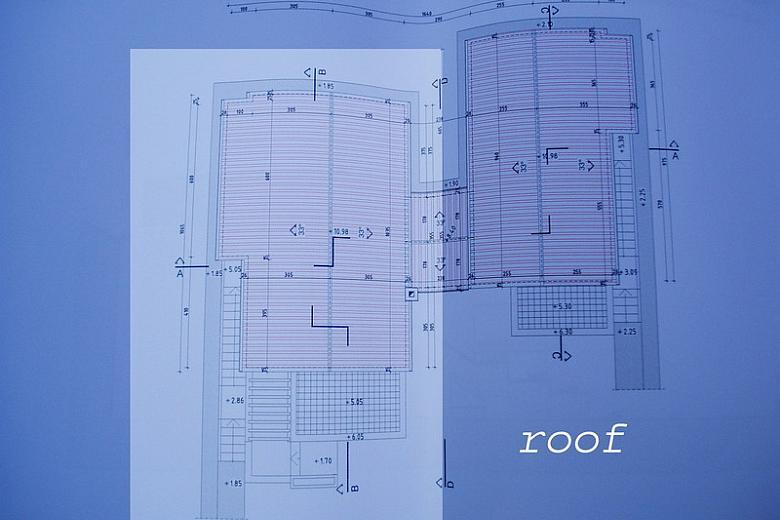 island of Brač. Project - building site