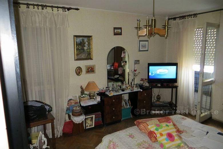 Split, three-bedroom apartment