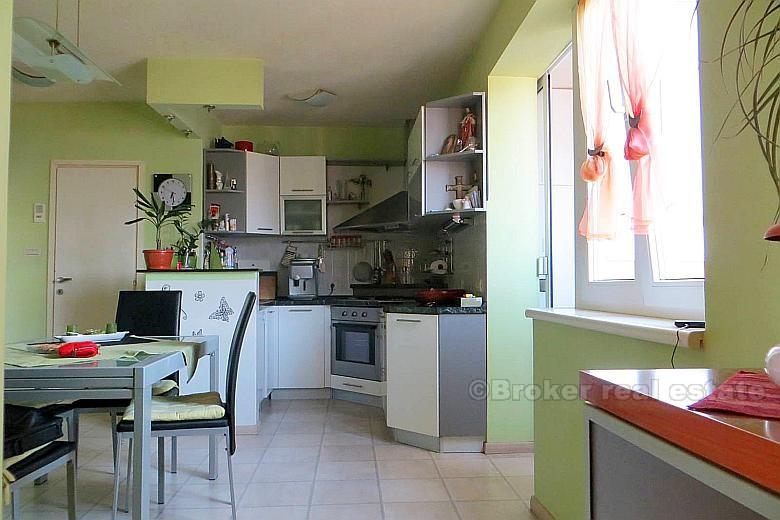 Split, renovated duplex apartment
