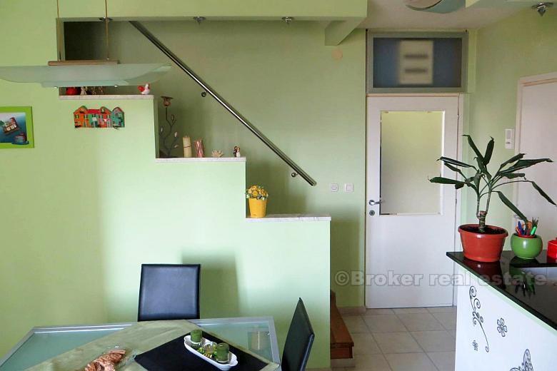 Split, renovated duplex apartment
