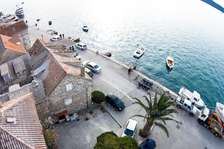 Kastela, stone house by the sea