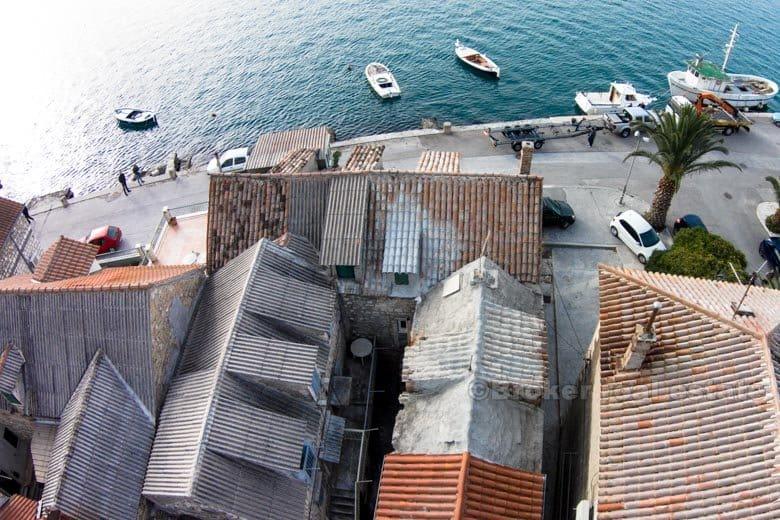 Kastela, stone house by the sea