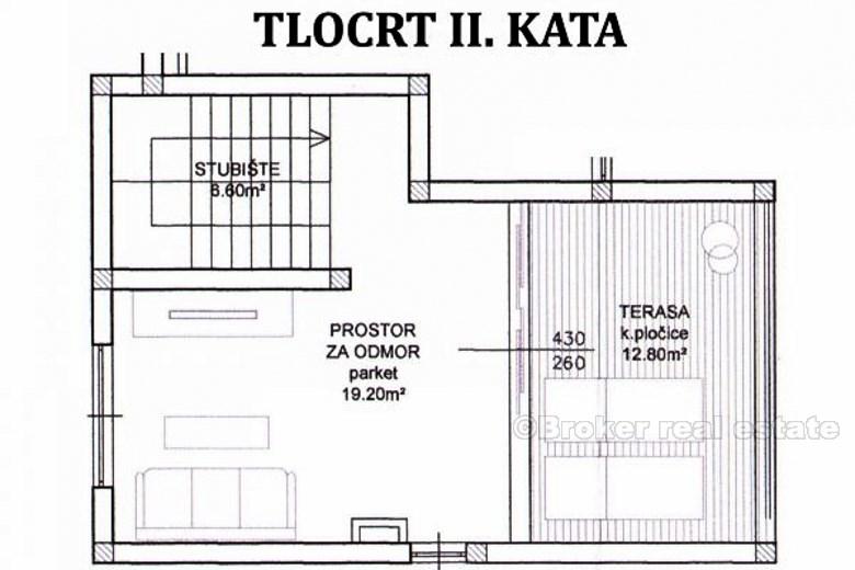 nær Zadar, tomannsbolig ved sjøen