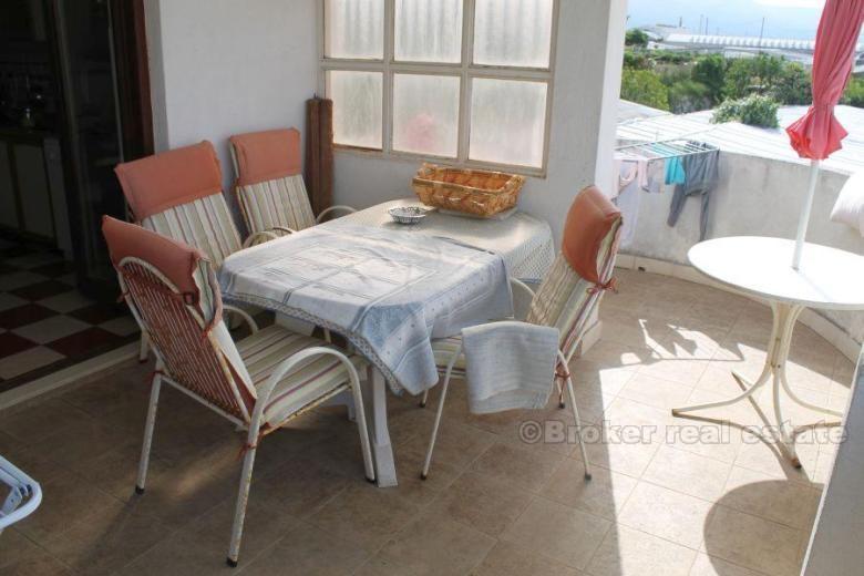 Split, hus med vakker havutsikt