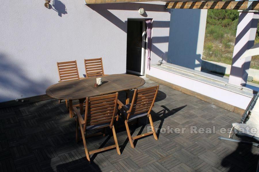 Zadar, a newly built house near the sea