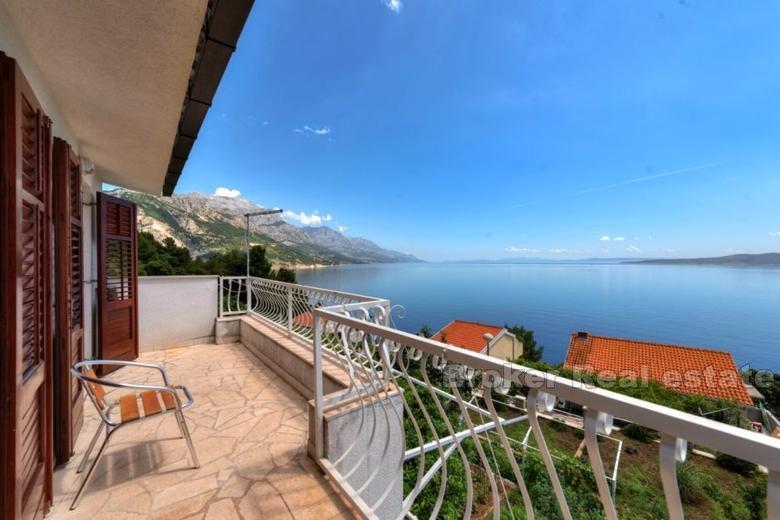 Riviéra Omiš, dům s výhledem na moře
