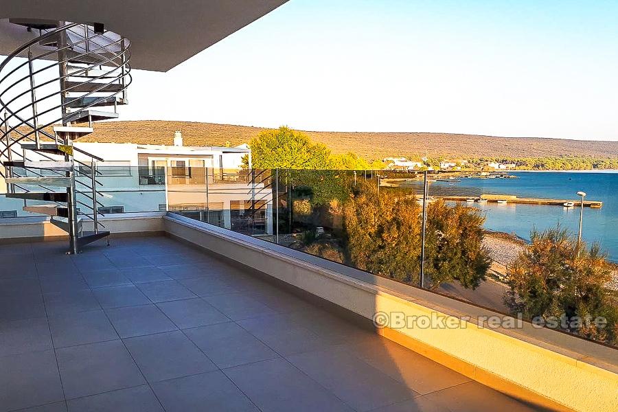 Zadar, newly built apartment house, waterfront
