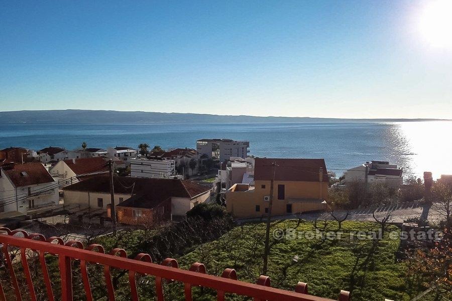 Split područje, dvosobni apartman s pogledom na more