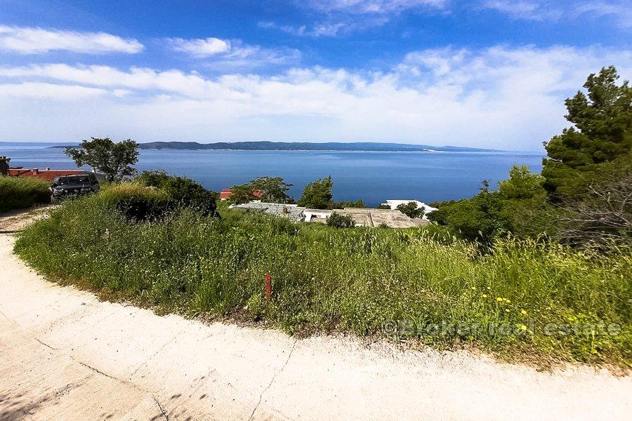 Makarska, byggande mark nära Makarska