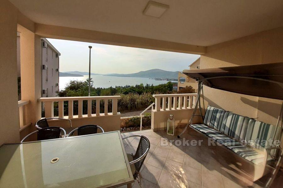 Wyspa Ciovo, dwupokojowy apartament z widokiem na morze