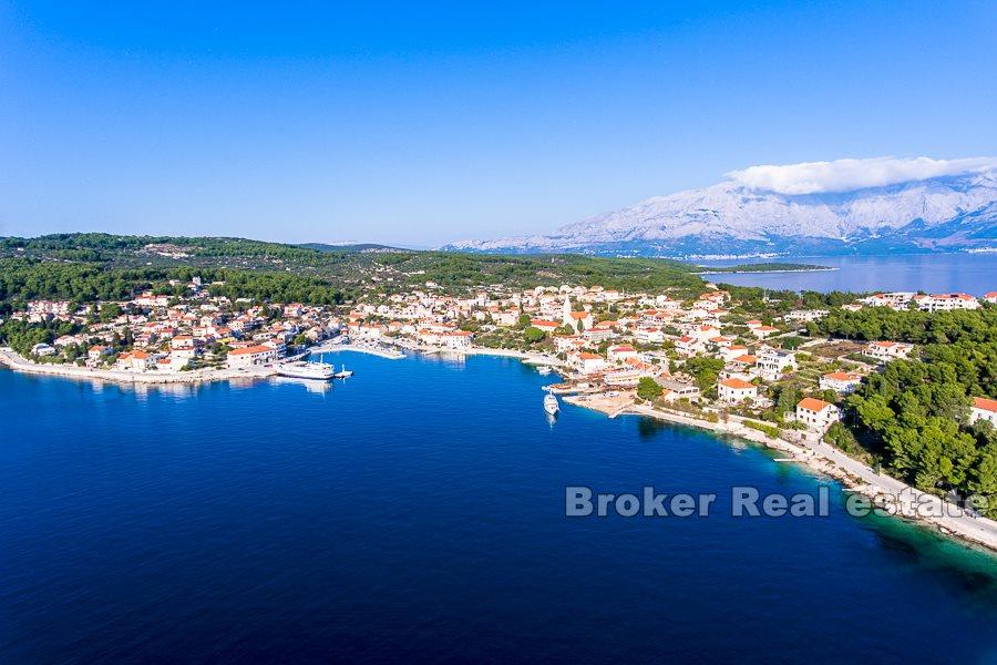 Ostrov Brač, Sumartin, stavební pozemek s výhledem na moře