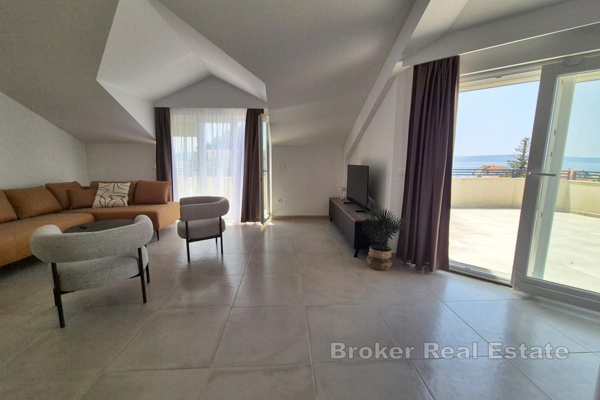 Kastela, penthouse leilighet, med havutsikt