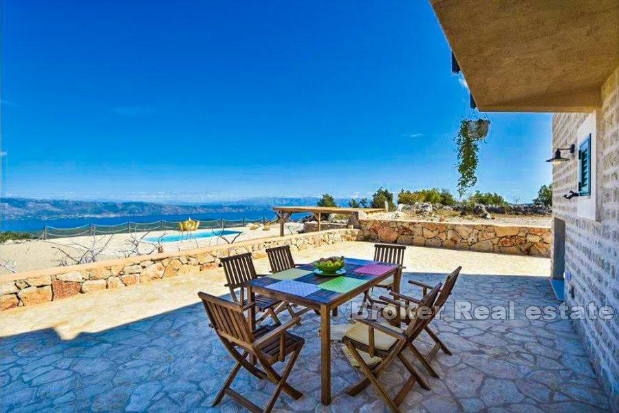 Ostrov Hvar, rekreačný dom s bazénom