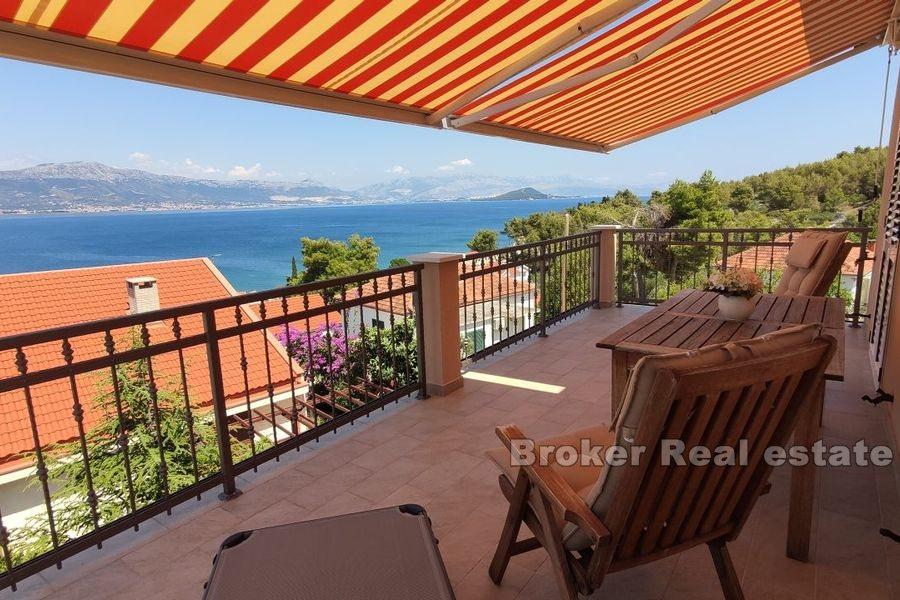 Île de Ciovo, maison avec vue mer