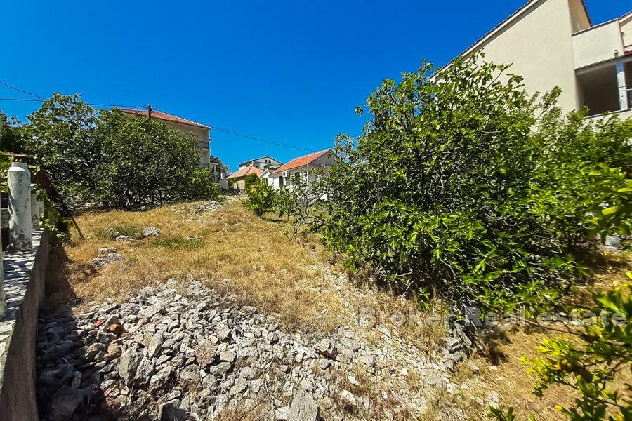 Trogir, building plot by the sea