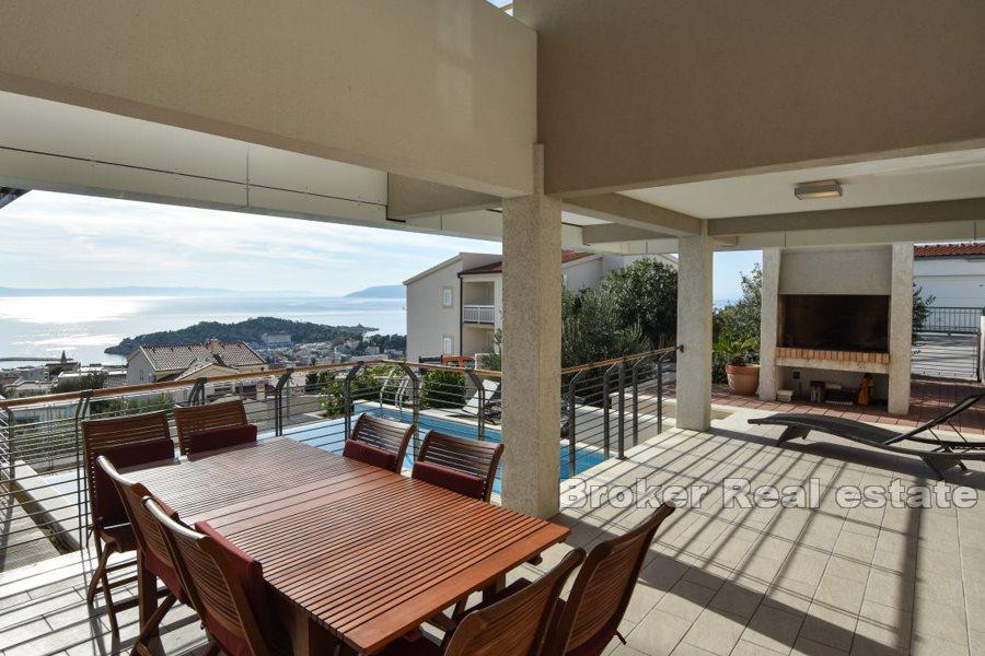 Makarska - Villa mit Pool und Meerblick