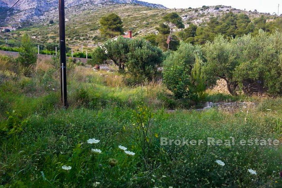 Остров Хвар - Участок под застройку с видом на море