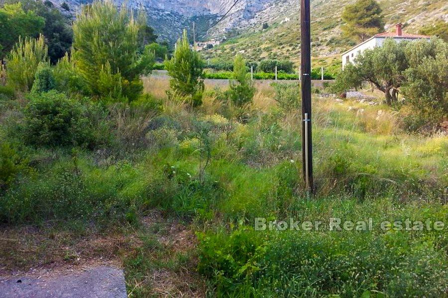 Остров Хвар - Участок под застройку с видом на море