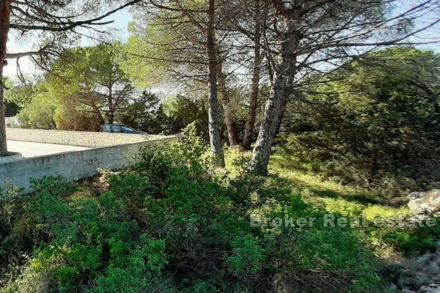 Île de Ciovo - Terrain à bâtir avec vue mer