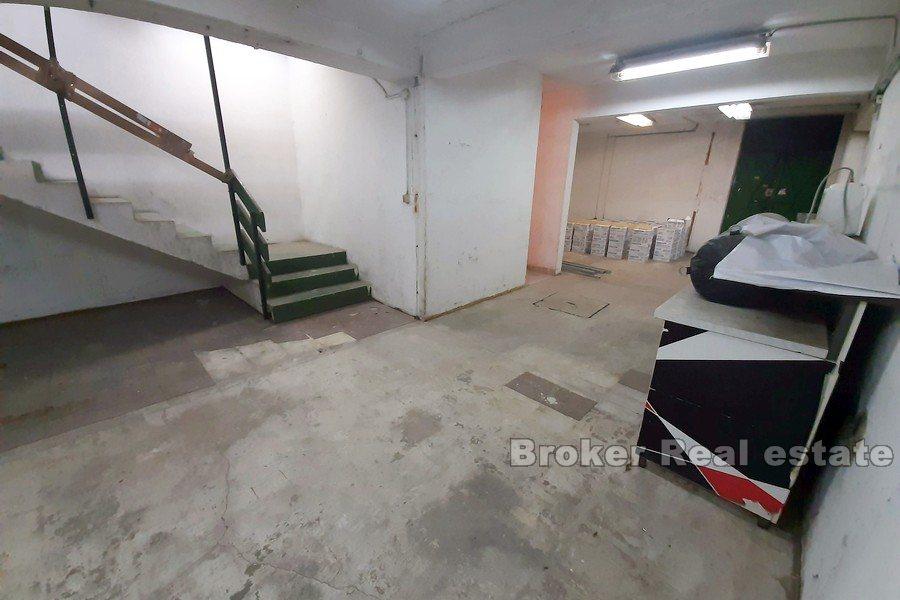 Business space on two floors