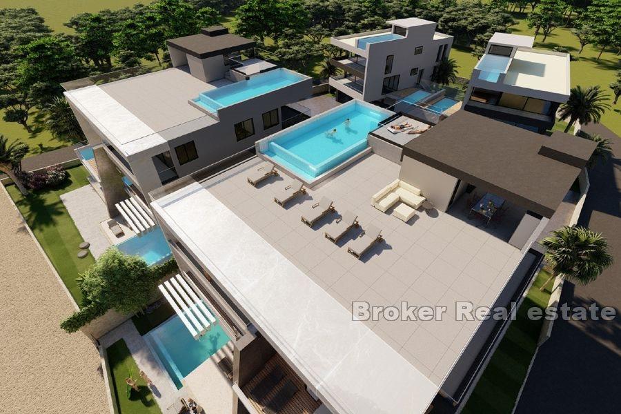 Zadar - Apartament z basenem w pierwszym rzędzie do morza