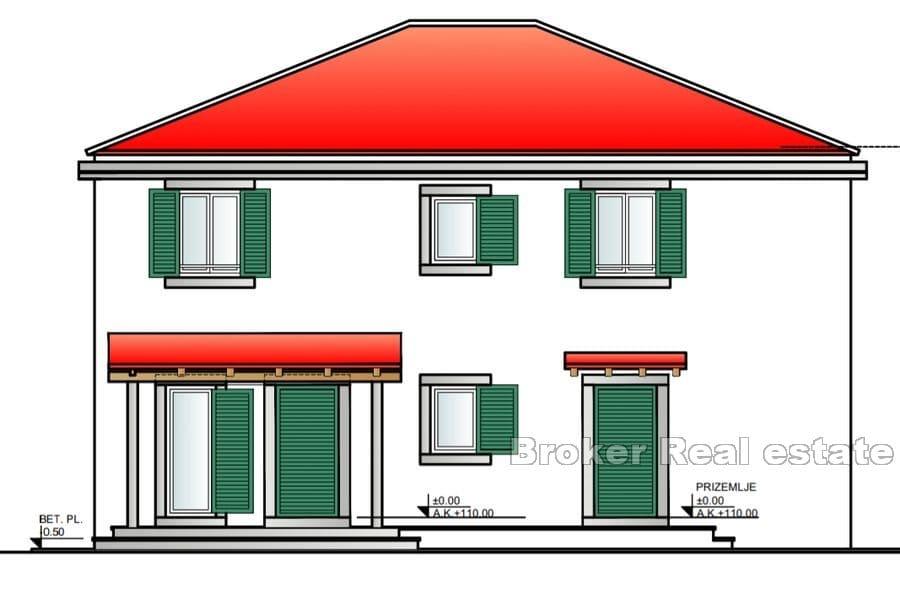 Insel Šolta - Baugrundstück mit Genehmigung und Aussicht