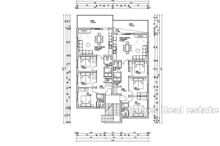 Wyspa Ciovo - Nowoczesne mieszkania trzypokojowe w budowie