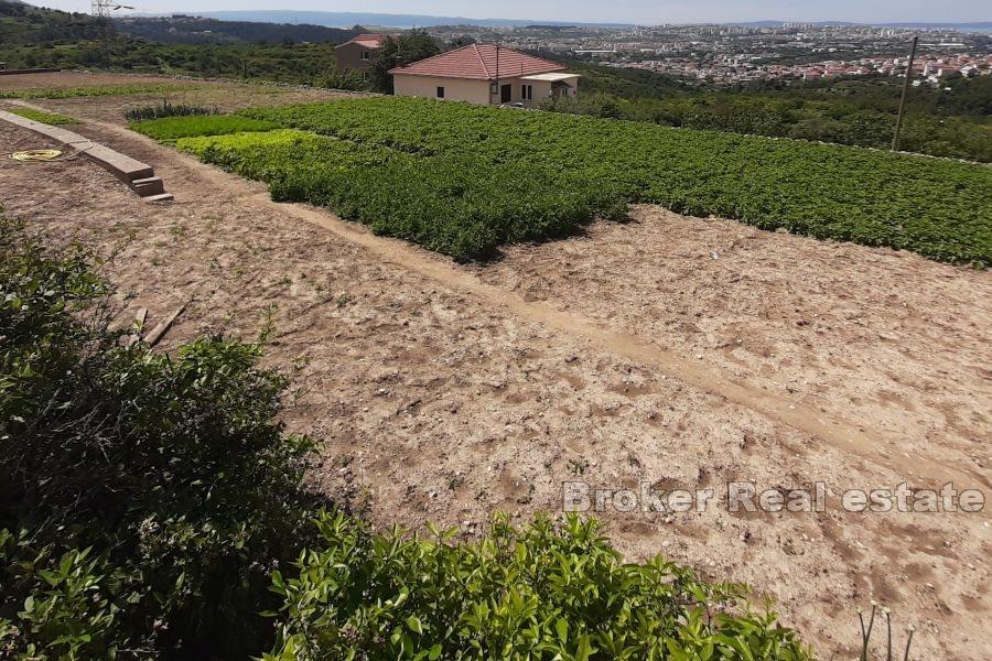 Nær Split - Land med panoramautsikt