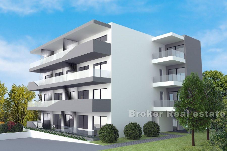 Makarska Riviera - Moderne leiligheter under bygging nær sjøen