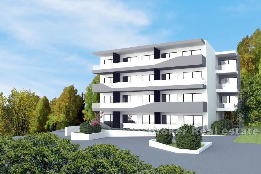 Makarska Riviera - Moderne leiligheter under bygging nær sjøen