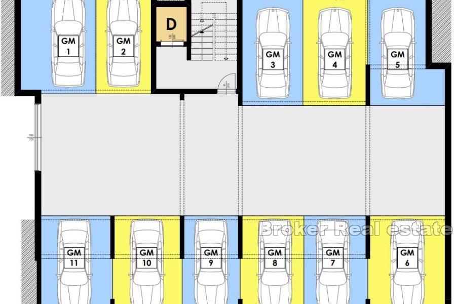 Makarska Riviera - Moderne leiligheter under bygging nær sjøen