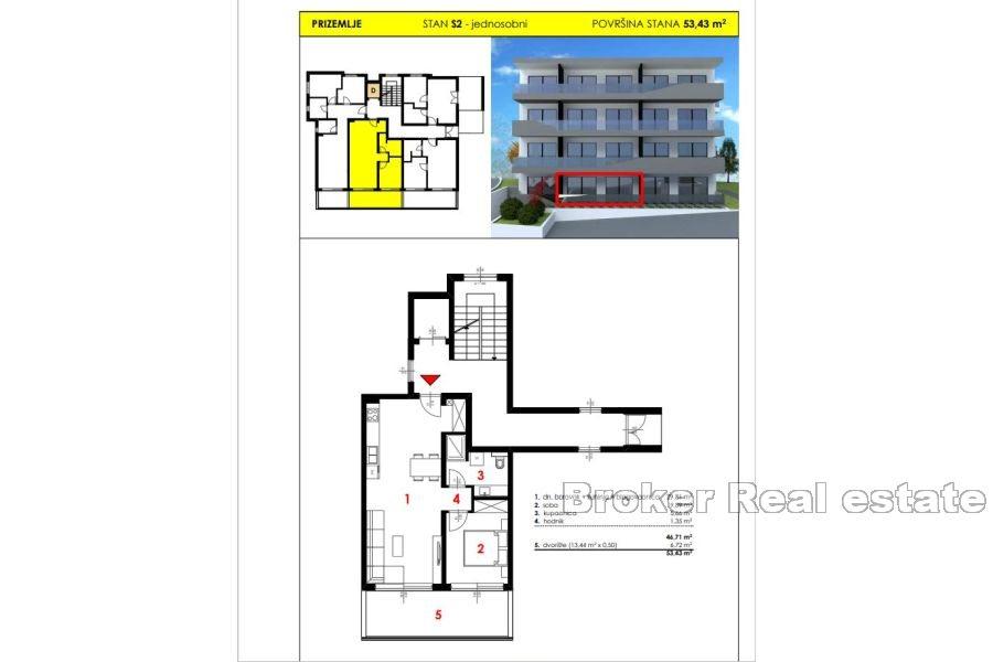 Makarska Riviera - Moderne leiligheter under bygging nær sjøen