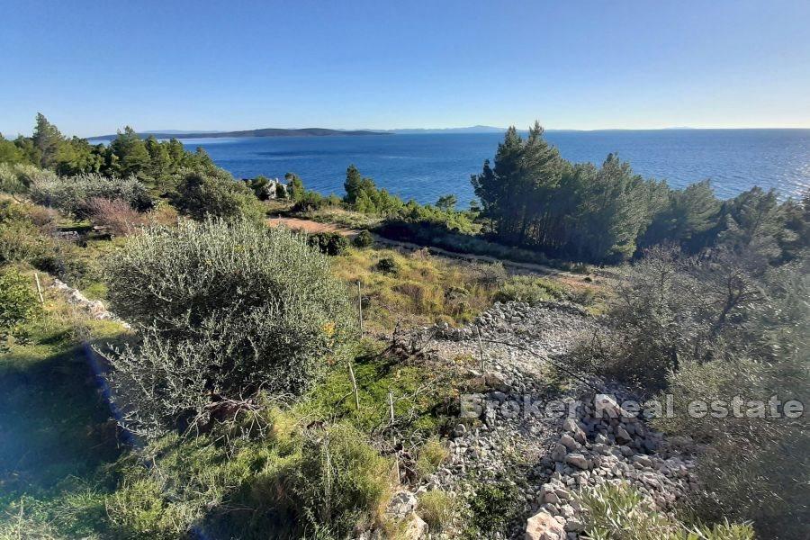 Île de Hvar - Terrain à bâtir attrayant avec vue dégagée